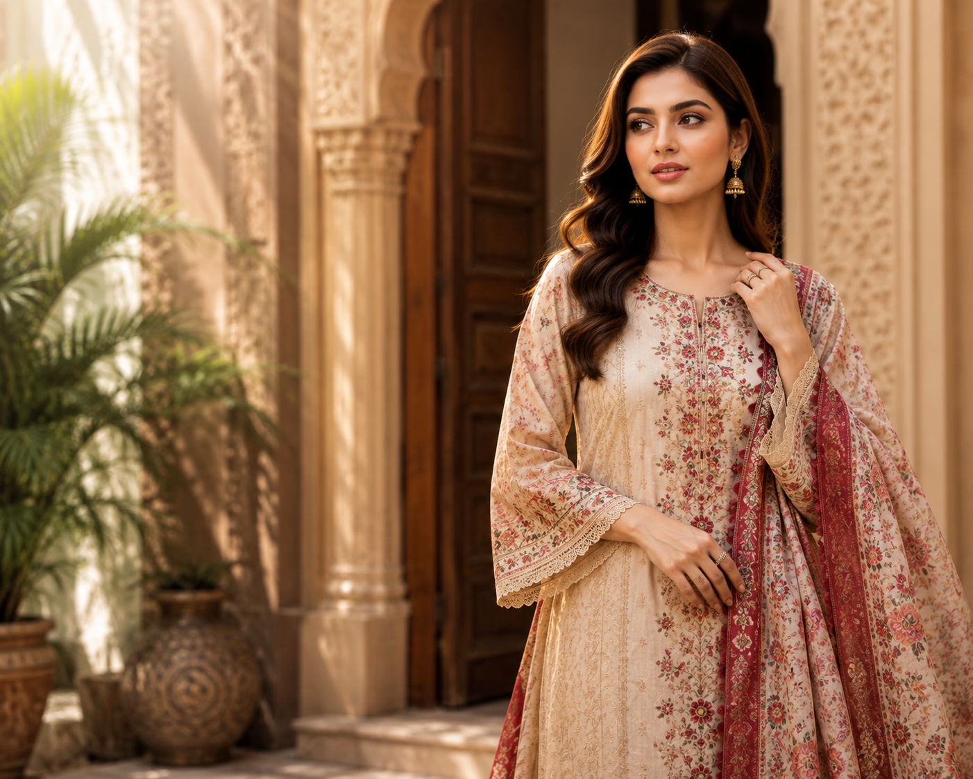 Alam Garments Ladies Stitched Suit